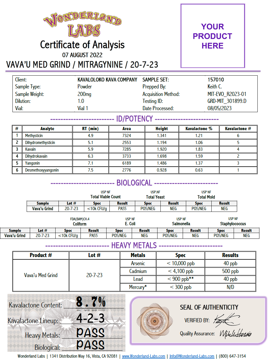 Original Vava'u (64fl oz)